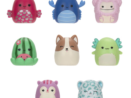 SQUISHMALLOWS SQUISH-A-LONGS minifiguuride komplekt, 8 tk, 2,5 cm