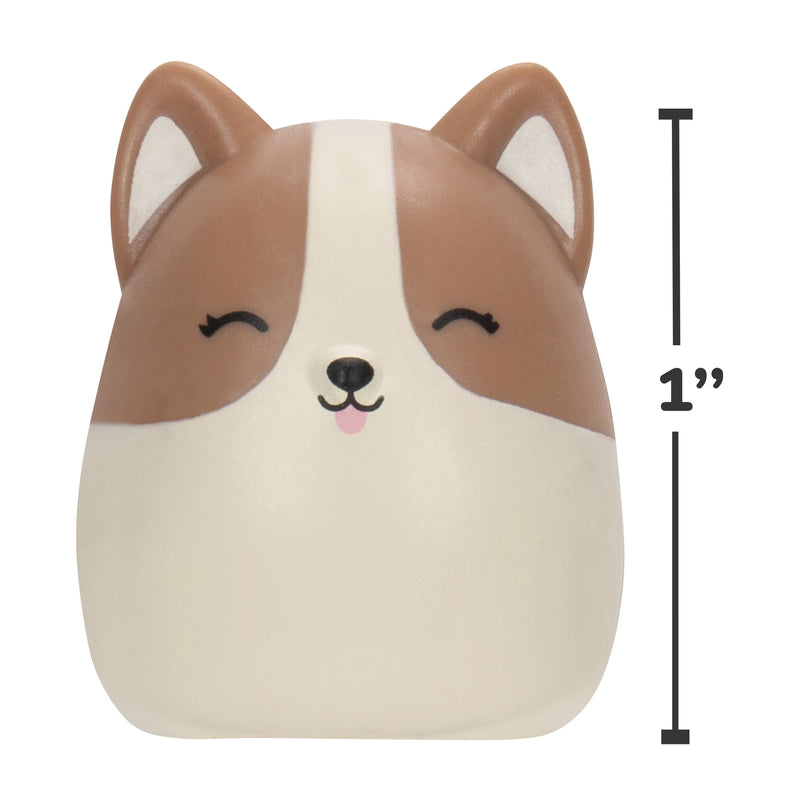 SQUISHMALLOWS SQUISH-A-LONGS minifiguuride komplekt, 8 tk, 2,5 cm