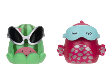 SQUISHMALLOWS SQUISH-A-LONGS minifiguuride komplekt, 8 tk, 2,5 cm