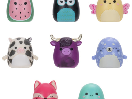 SQUISHMALLOWS SQUISH-A-LONGS minifiguuride komplekt, 8 tk, 2,5 cm
