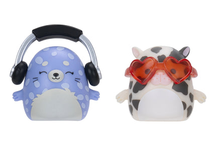 SQUISHMALLOWS SQUISH-A-LONGS minifiguuride komplekt, 8 tk, 2,5 cm