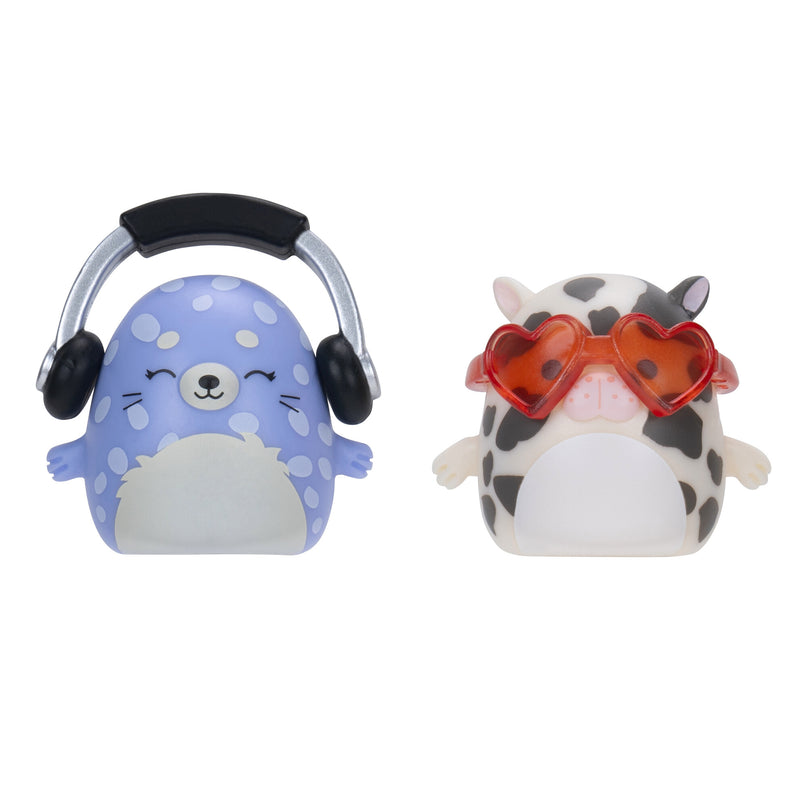 SQUISHMALLOWS SQUISH-A-LONGS minifiguuride komplekt, 8 tk, 2,5 cm