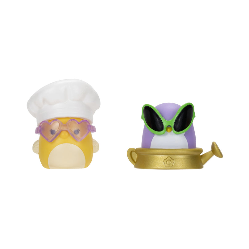 SQUISHMALLOWS SQUISH-A-LONGS minifiguuride komplekt, 14 tk, 2,5 cm