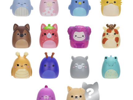 SQUISHMALLOWS SQUISH-A-LONGS minifiguuride komplekt, 14 tk, 2,5 cm