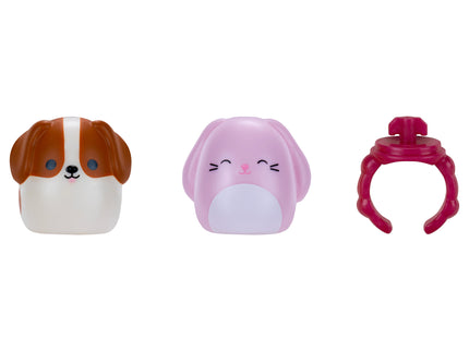 SQUISHMALLOWS SQUISH-A-LONGS minifiguuride komplekt pimepakis, 2 tk, 2,5 cm