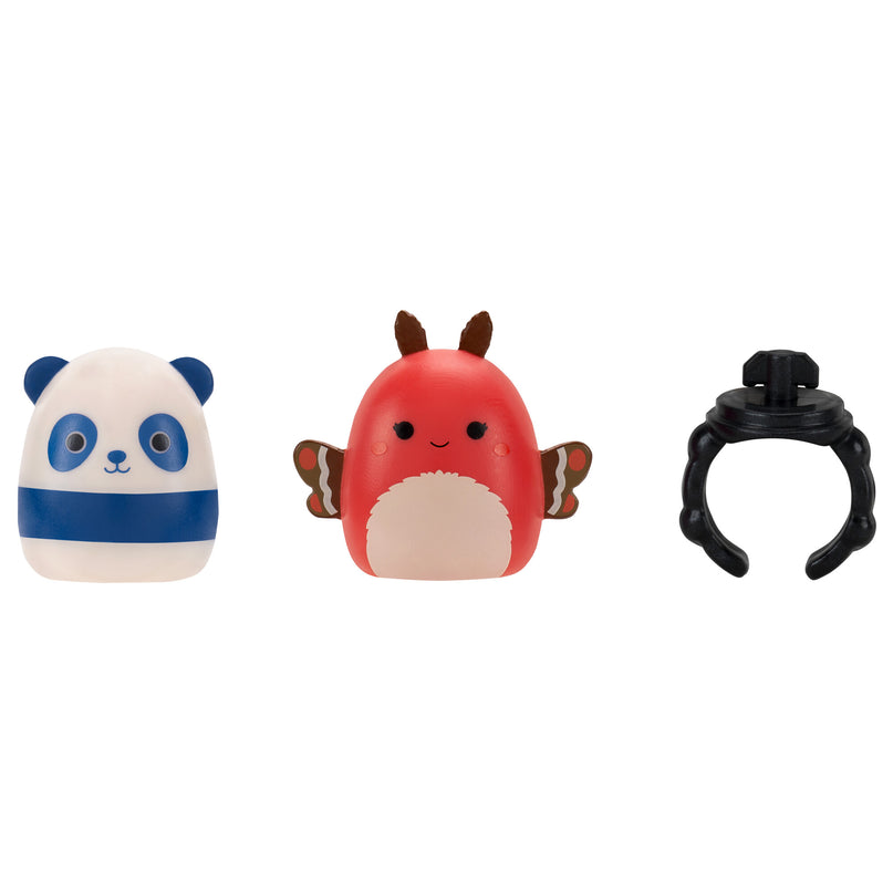 SQUISHMALLOWS SQUISH-A-LONGS minifiguuride komplekt pimepakis, 2 tk, 2,5 cm