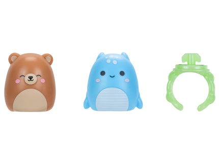 SQUISHMALLOWS SQUISH-A-LONGS minifiguuride komplekt pimepakis, 2 tk, 2,5 cm