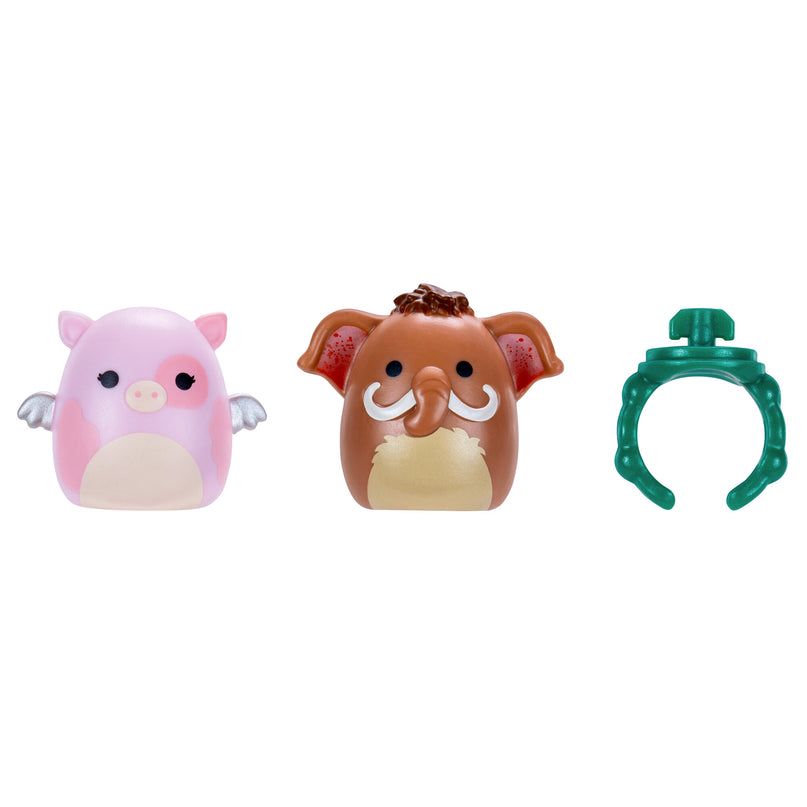 SQUISHMALLOWS SQUISH-A-LONGS minifiguuride komplekt pimepakis, 2 tk, 2,5 cm