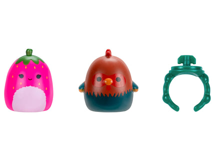SQUISHMALLOWS SQUISH-A-LONGS minifiguuride komplekt pimepakis, 2 tk, 2,5 cm