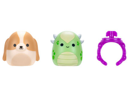 SQUISHMALLOWS SQUISH-A-LONGS minifiguuride komplekt pimepakis, 2 tk, 2,5 cm