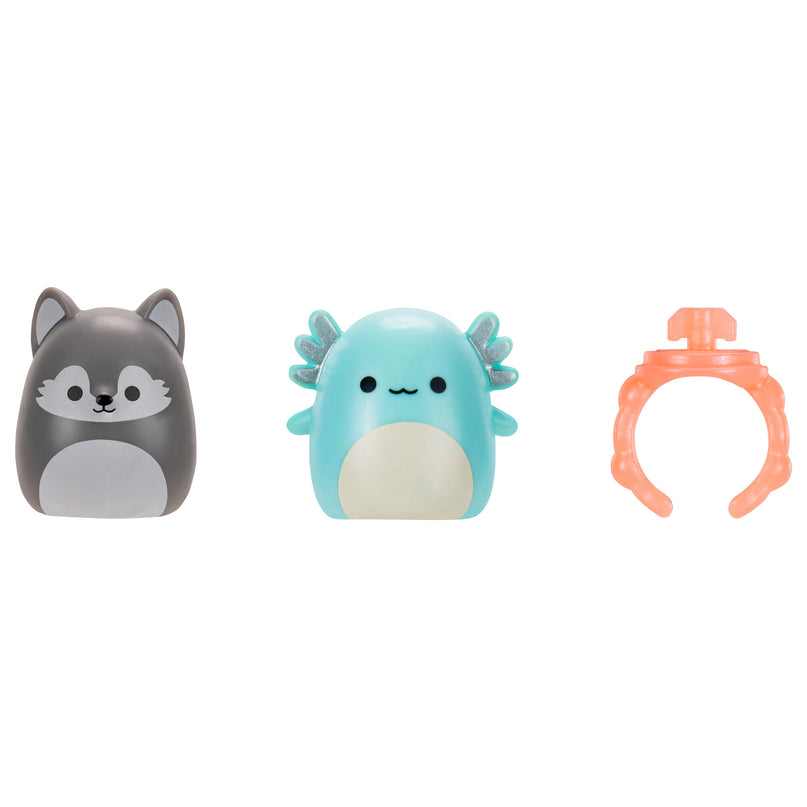 SQUISHMALLOWS SQUISH-A-LONGS minifiguuride komplekt pimepakis, 2 tk, 2,5 cm