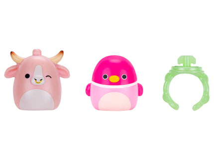 SQUISHMALLOWS SQUISH-A-LONGS minifiguuride komplekt pimepakis, 2 tk, 2,5 cm