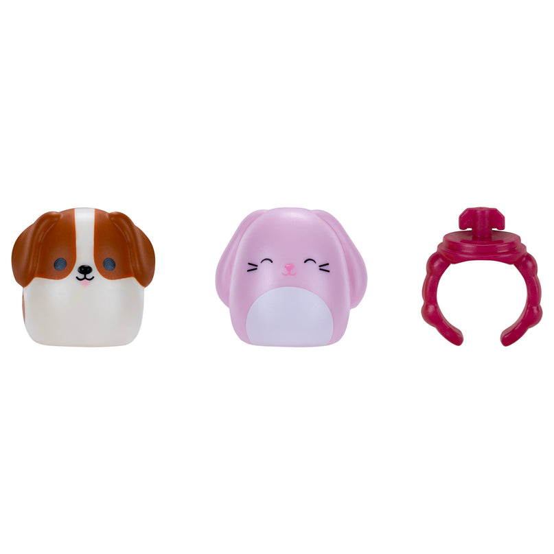 SQUISHMALLOWS SQUISH-A-LONGS minifiguuride komplekt pimepakis, 2 tk, 2,5 cm