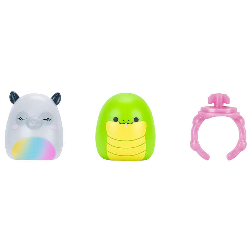 SQUISHMALLOWS SQUISH-A-LONGS minifiguuride komplekt pimepakis, 2 tk, 2,5 cm