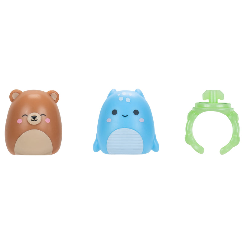 SQUISHMALLOWS SQUISH-A-LONGS minifiguuride komplekt pimepakis, 2 tk, 2,5 cm