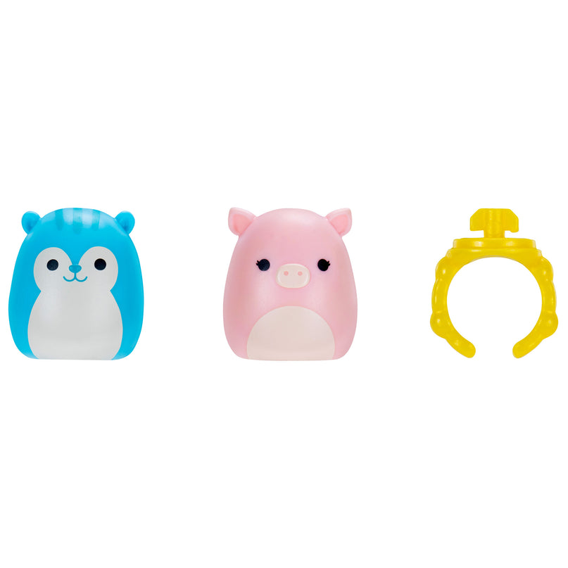 SQUISHMALLOWS SQUISH-A-LONGS minifiguuride komplekt pimepakis, 2 tk, 2,5 cm