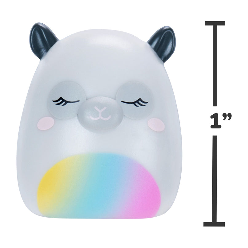 SQUISHMALLOWS SQUISH-A-LONGS minifiguuride komplekt pimepakis, 2 tk, 2,5 cm