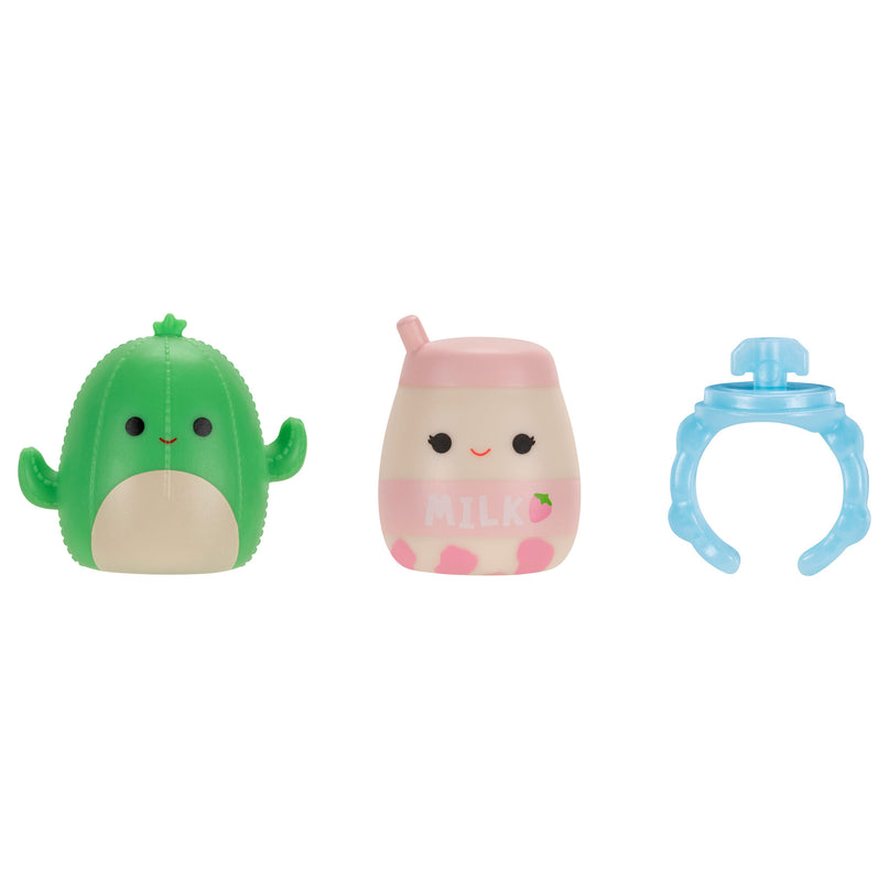 SQUISHMALLOWS SQUISH-A-LONGS minifiguuride komplekt pimepakis, 2 tk, 2,5 cm