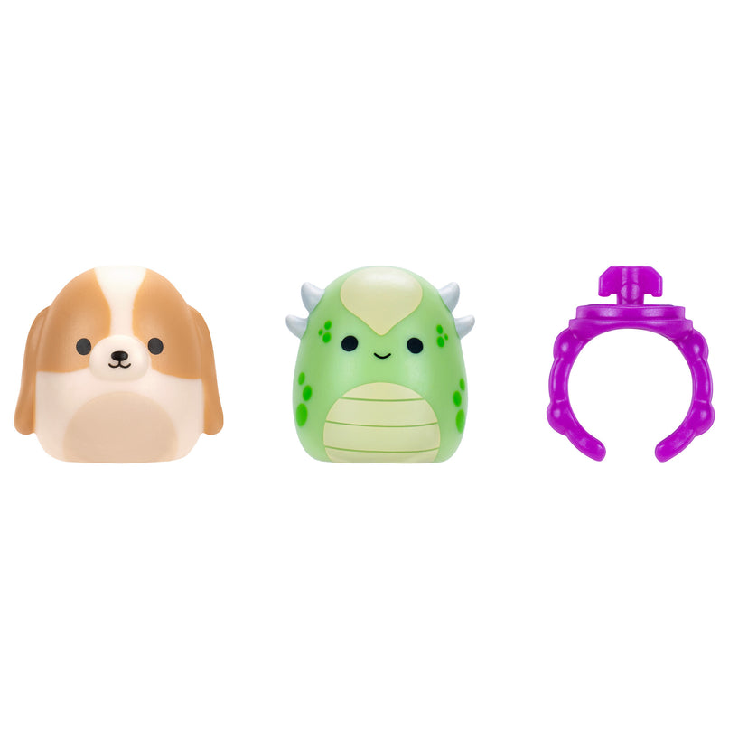 SQUISHMALLOWS SQUISH-A-LONGS minifiguuride komplekt pimepakis, 2 tk, 2,5 cm