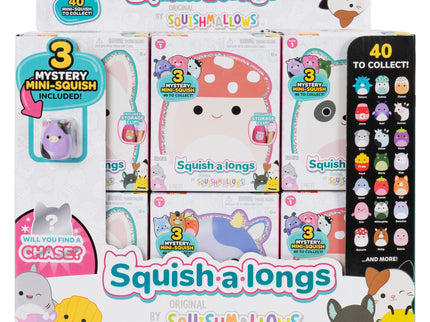 SQUISHMALLOWS CLIP-A-LONGS minifiguuride komplekt pimepakis, 3 tk, 2,5 cm