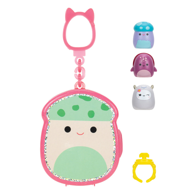 SQUISHMALLOWS CLIP-A-LONGS minifiguuride komplekt pimepakis, 3 tk, 2,5 cm