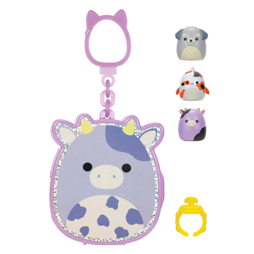 SQUISHMALLOWS CLIP-A-LONGS minifiguuride komplekt pimepakis, 3 tk, 2,5 cm