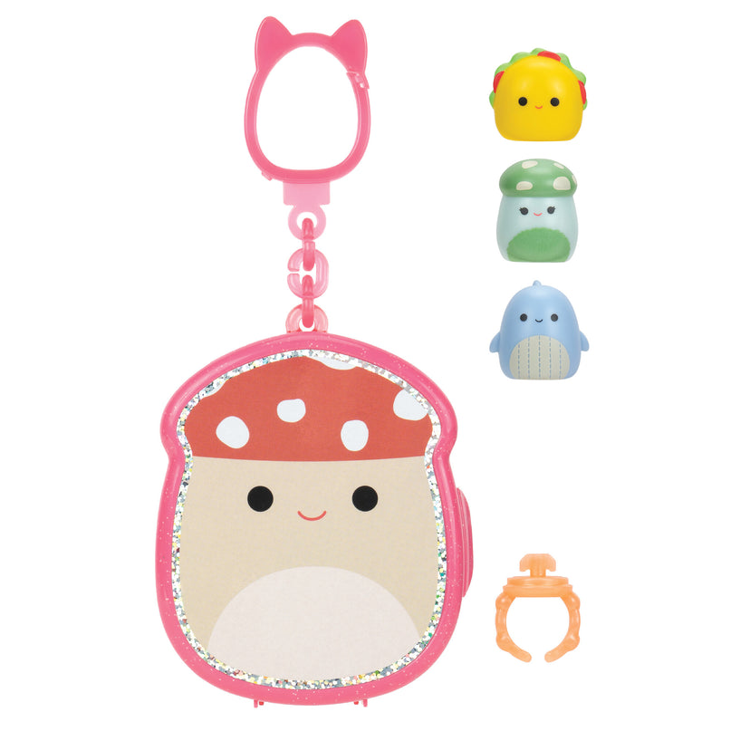 SQUISHMALLOWS CLIP-A-LONGS minifiguuride komplekt pimepakis, 3 tk, 2,5 cm