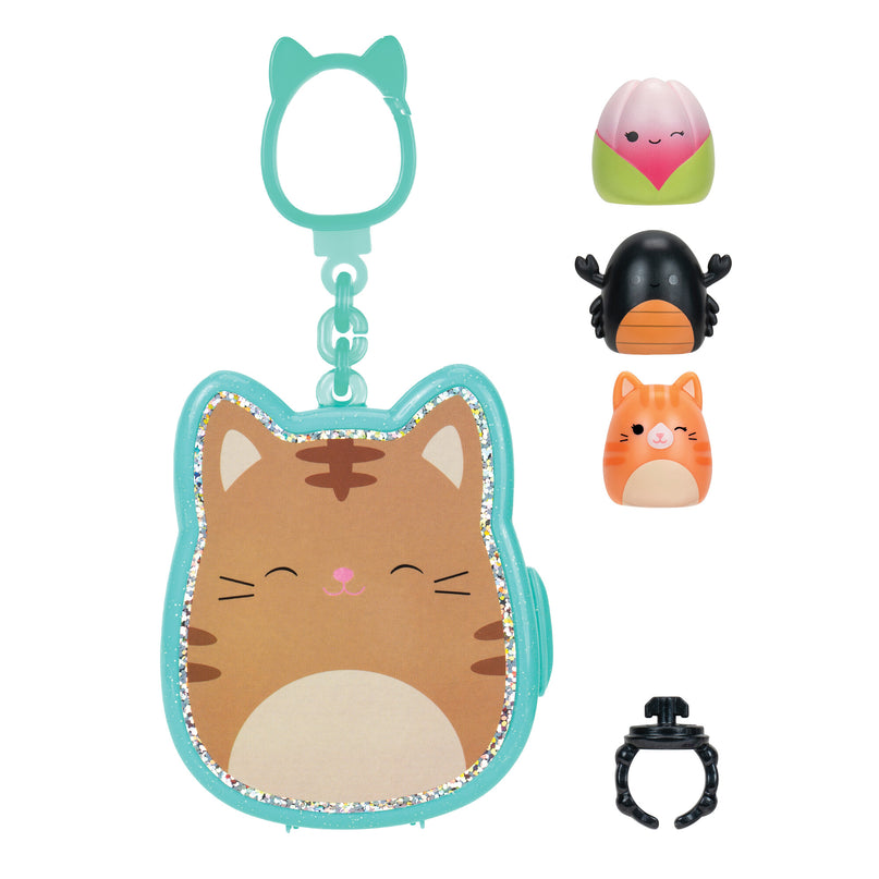 SQUISHMALLOWS CLIP-A-LONGS minifiguuride komplekt pimepakis, 3 tk, 2,5 cm