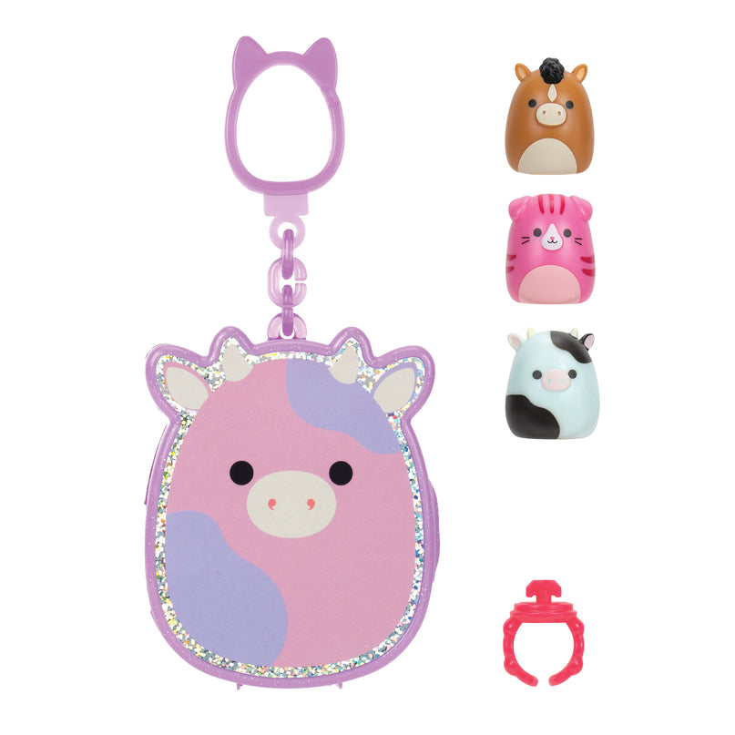 SQUISHMALLOWS CLIP-A-LONGS minifiguuride komplekt pimepakis, 3 tk, 2,5 cm