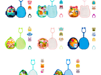 SQUISHMALLOWS CLIP-A-LONGS minifiguuride komplekt pimepakis, 3 tk, 2,5 cm