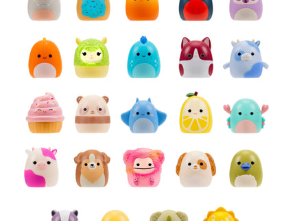 SQUISHMALLOWS CLIP-A-LONGS minifiguuride komplekt pimepakis, 3 tk, 2,5 cm