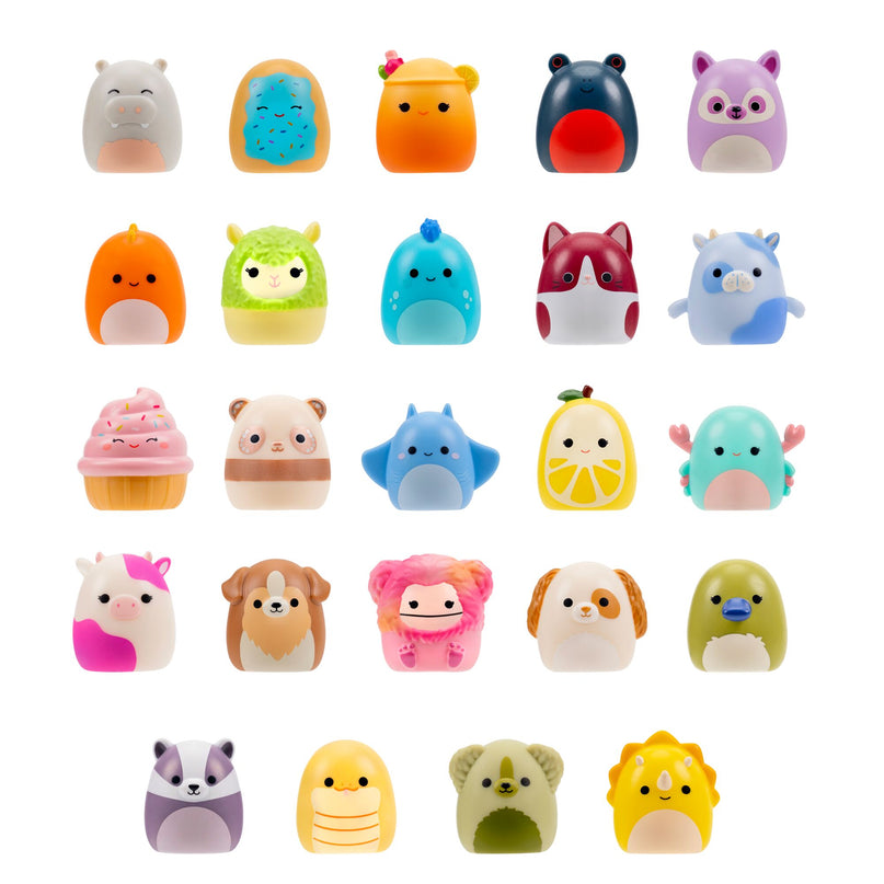 SQUISHMALLOWS CLIP-A-LONGS minifiguuride komplekt pimepakis, 3 tk, 2,5 cm