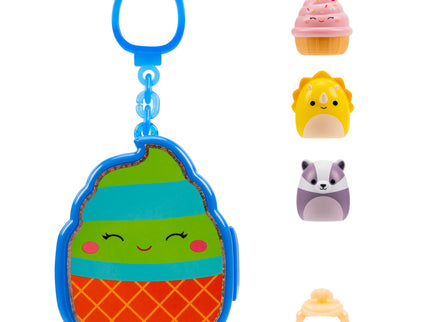 SQUISHMALLOWS CLIP-A-LONGS minifiguuride komplekt pimepakis, 3 tk, 2,5 cm