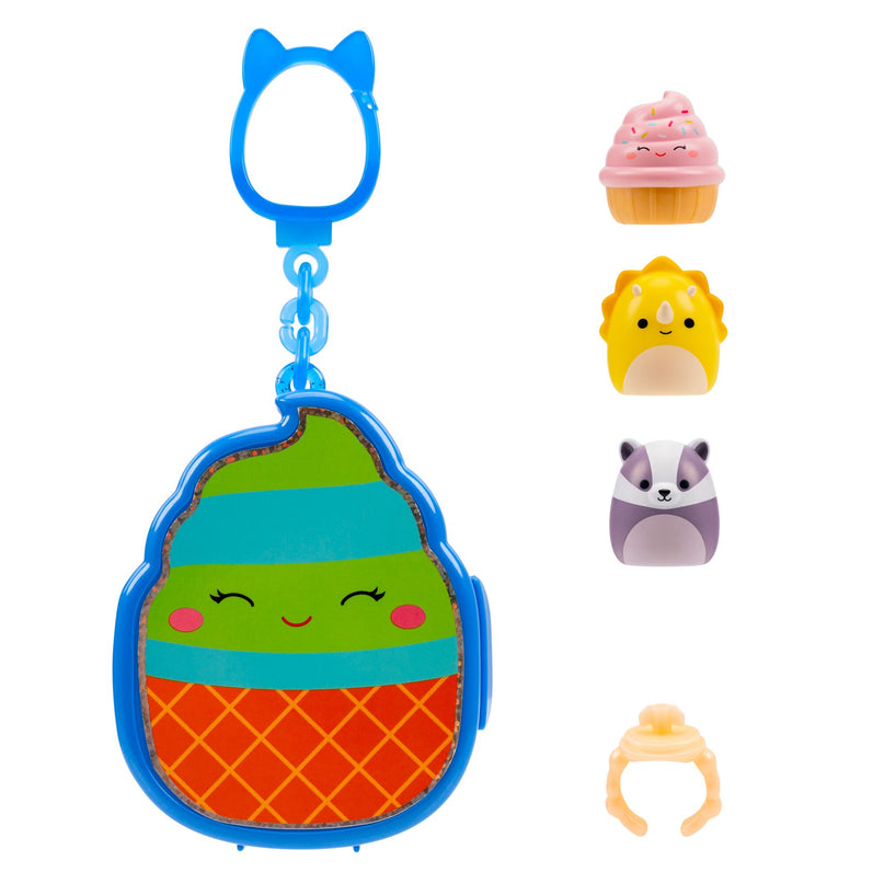 SQUISHMALLOWS CLIP-A-LONGS minifiguuride komplekt pimepakis, 3 tk, 2,5 cm