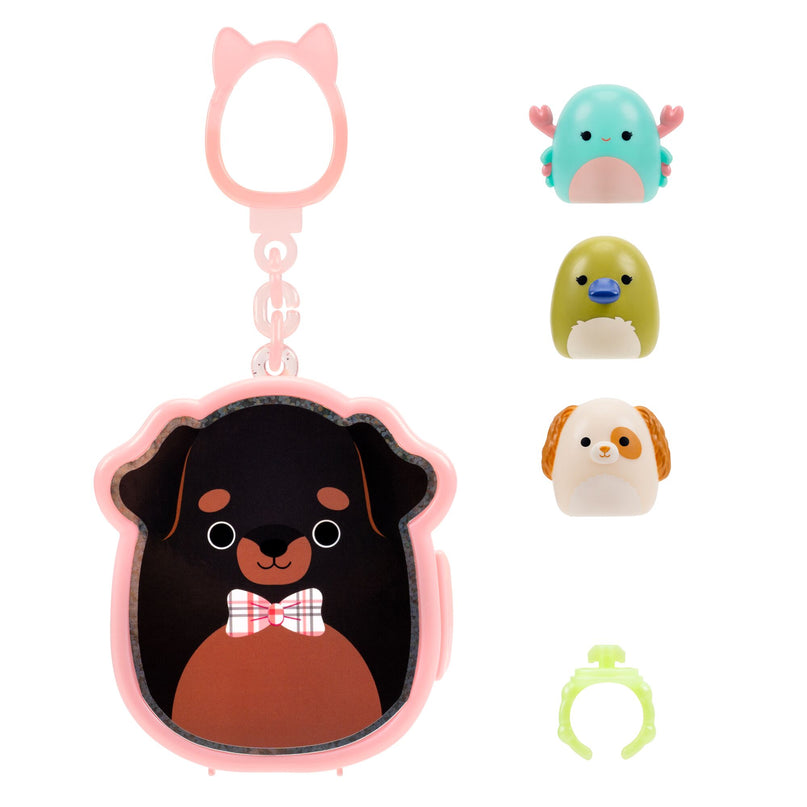 SQUISHMALLOWS CLIP-A-LONGS minifiguuride komplekt pimepakis, 3 tk, 2,5 cm