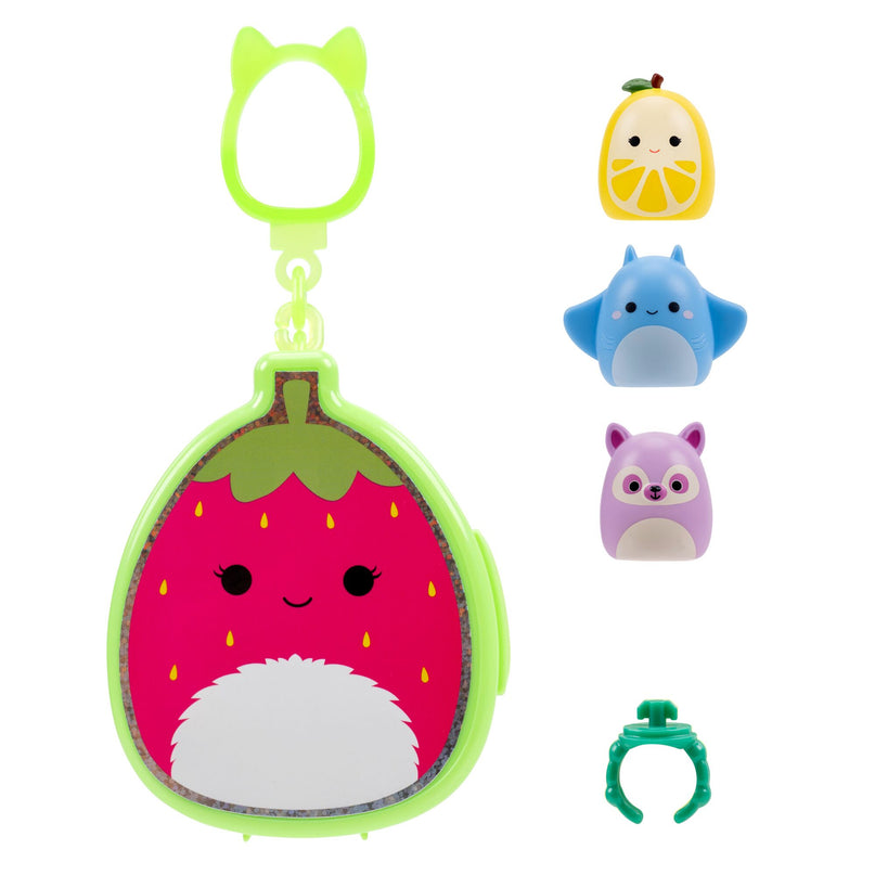 SQUISHMALLOWS CLIP-A-LONGS minifiguuride komplekt pimepakis, 3 tk, 2,5 cm