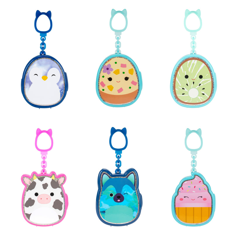 SQUISHMALLOWS CLIP-A-LONGS minifiguuride komplekt pimepakis, 3 tk, 2,5 cm