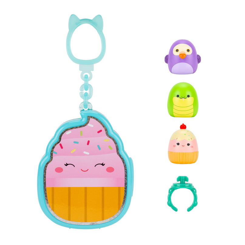 SQUISHMALLOWS CLIP-A-LONGS minifiguuride komplekt pimepakis, 3 tk, 2,5 cm