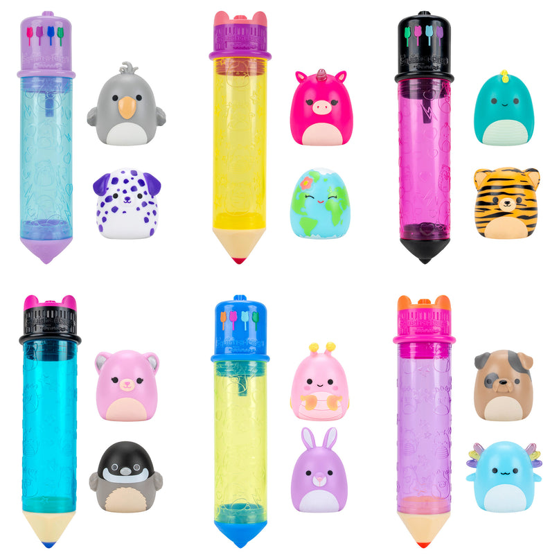 SQUISHMALLOWS Squish-a-longs Scribbles karp ja 2 minifiguuri