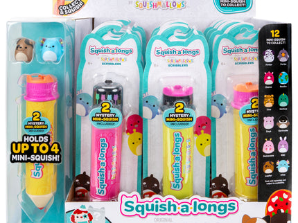 SQUISHMALLOWS Squish-a-longs Scribbles karp ja 2 minifiguuri