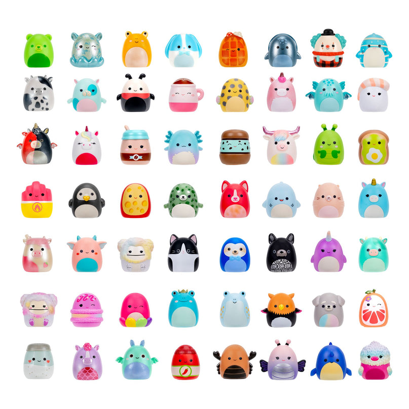 SQUISHMALLOWS SQUISH-A-LONGS minifiguuride komplekt pimepakis, 2 tk, 2,5 cm
