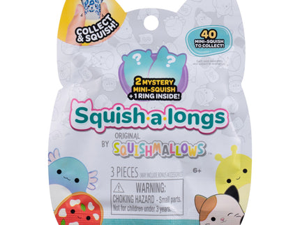 SQUISHMALLOWS SQUISH-A-LONGS minifiguuride komplekt pimepakis, 2 tk, 2,5 cm