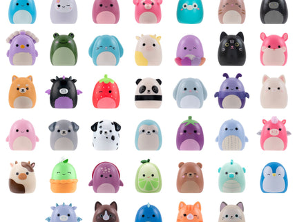 SQUISHMALLOWS SQUISH-A-LONGS minifiguuride komplekt pimepakis, 2 tk, 2,5 cm