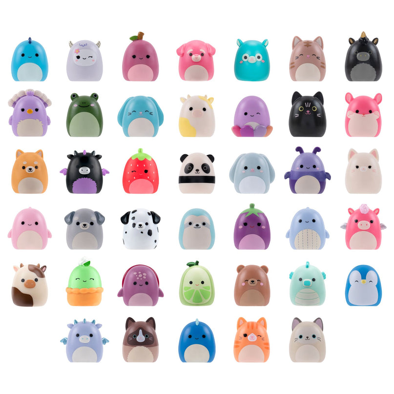 SQUISHMALLOWS SQUISH-A-LONGS minifiguuride komplekt pimepakis, 2 tk, 2,5 cm