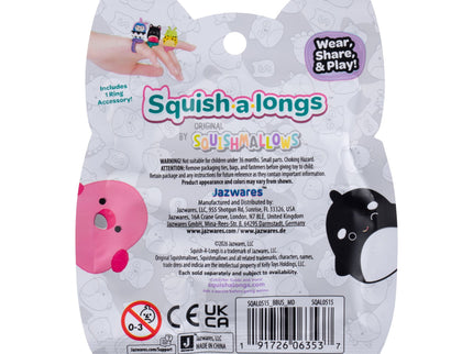SQUISHMALLOWS SQUISH-A-LONGS minifiguuride komplekt pimepakis, 2 tk, 2,5 cm