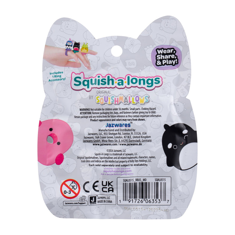 SQUISHMALLOWS SQUISH-A-LONGS minifiguuride komplekt pimepakis, 2 tk, 2,5 cm
