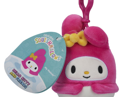 SQUISHMALLOWS HELLO KITTY W20 pehme võtmehoidja, 8 cm