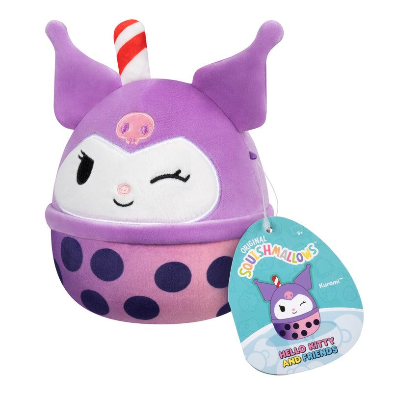 SQUISHMALLOWS HELLO KITTY Mystery Squad W25 lõhnastatud pehme tegelane üllatuspakis,12 cm