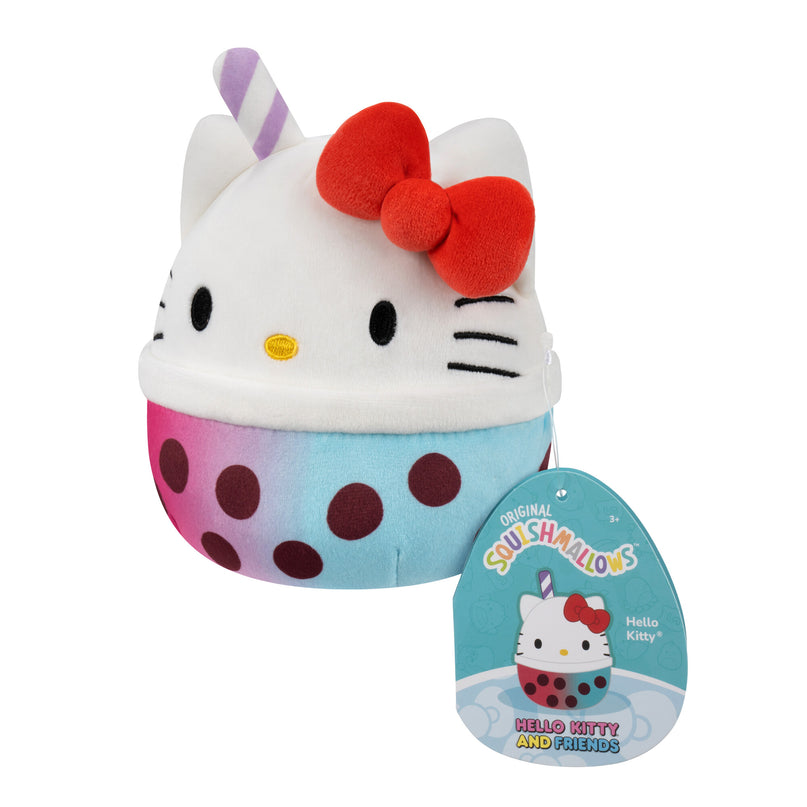 SQUISHMALLOWS HELLO KITTY Mystery Squad W25 lõhnastatud pehme tegelane üllatuspakis,12 cm