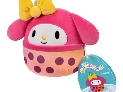 SQUISHMALLOWS HELLO KITTY Mystery Squad W25 lõhnastatud pehme tegelane üllatuspakis,12 cm